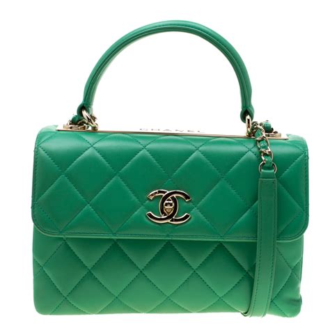 green Chanel bag